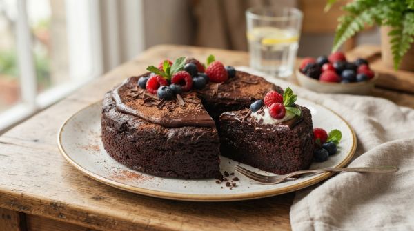 Délice chocolaté sans sucre : Le gâteau santé pour les gourmands